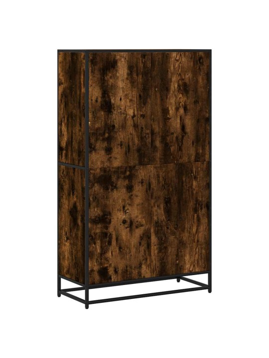 Knihovna kouřový dub 80,5 x 35 x 139 cm kompozitní dřevo
