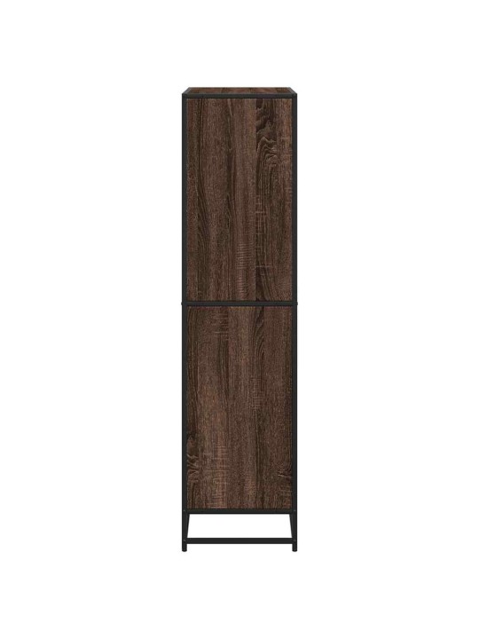 Knihovna hnědý dub 80,5 x 35 x 139 cm kompozitní dřevo