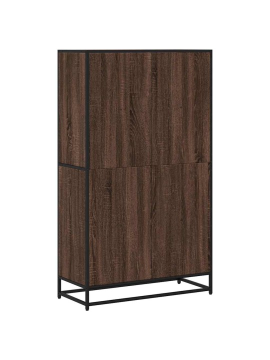 Knihovna hnědý dub 80,5 x 35 x 139 cm kompozitní dřevo