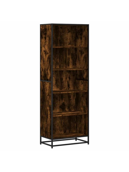 Knihovna kouřový dub 60 x 35 x 170,5 cm kompozitní dřevo