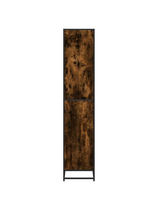 Knihovna kouřový dub 60 x 35 x 170,5 cm kompozitní dřevo