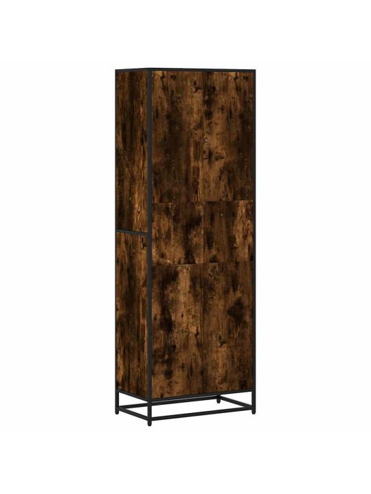 Knihovna kouřový dub 60 x 35 x 170,5 cm kompozitní dřevo