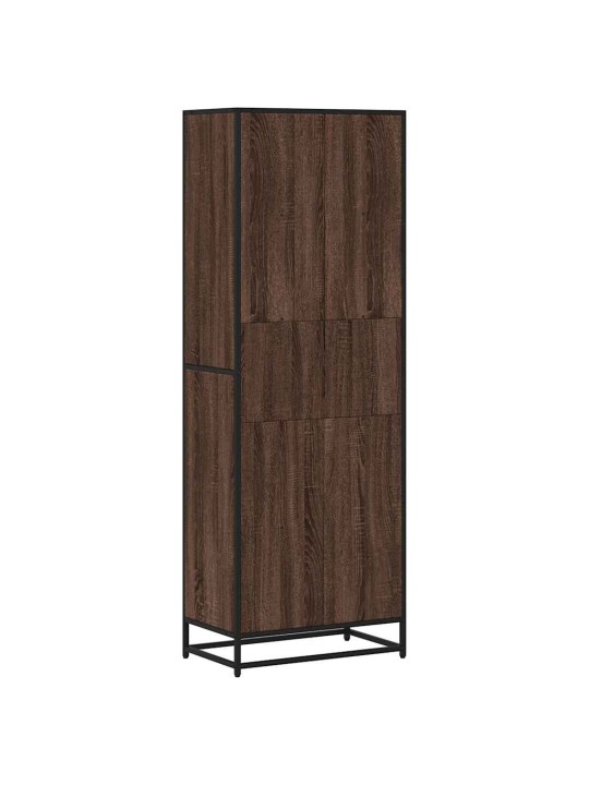 Knihovna hnědý dub 60 x 35 x 170,5 cm kompozitní dřevo