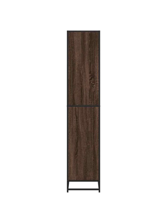 Knihovna hnědý dub 80,5 x 35 x 170,5 cm kompozitní dřevo
