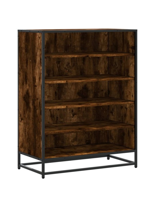 Botník kouřový dub 75 x 38 x 97,5 cm kompozitní dřevo a kov