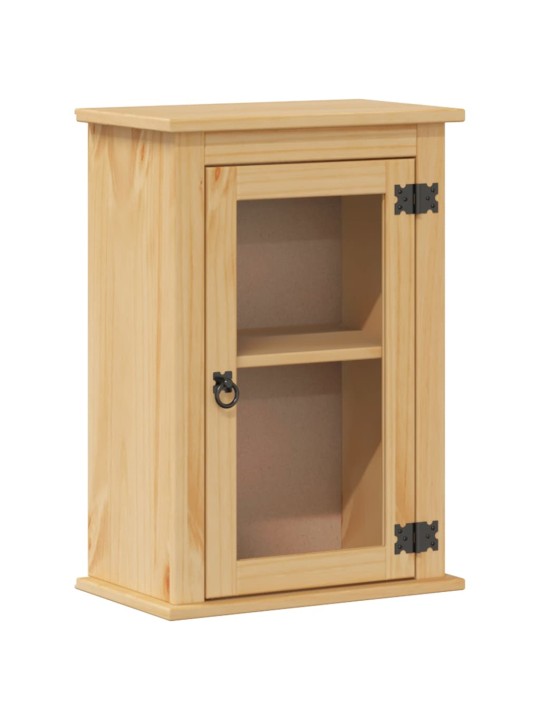 Koupelnová nástěnná skříňka Corona 45x27x64,5 cm masiv borovice