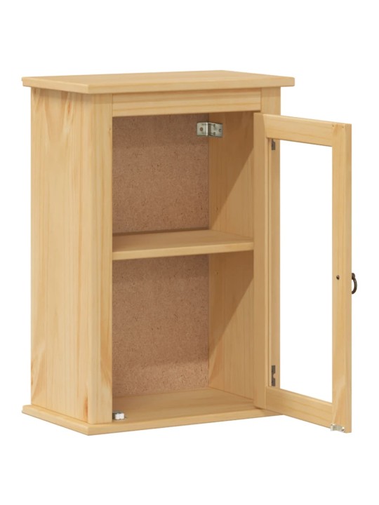 Koupelnová nástěnná skříňka Corona 45x27x64,5 cm masiv borovice