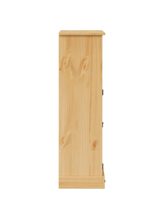 Koupelnová skříňka Corona 70 x 33 x 110 cm masivní borové dřevo