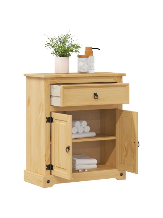 Koupelnová skříňka Corona 70 x 33 x 80 cm masivní borové dřevo