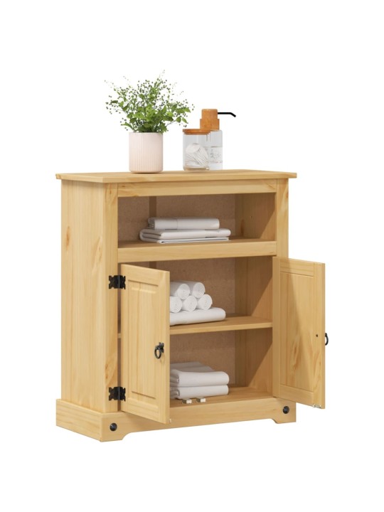Koupelnová skříňka Corona 70 x 33 x 80 cm masivní borové dřevo