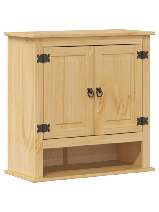 Koupelnová nástěnná skříňka Corona 70x33x71,5 cm masiv borovice