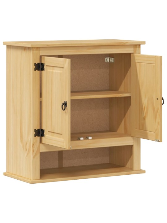 Koupelnová nástěnná skříňka Corona 70x33x71,5 cm masiv borovice