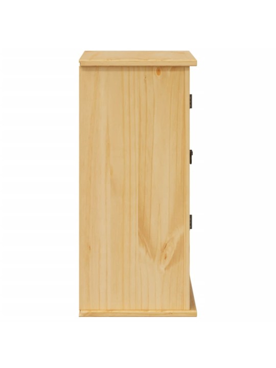 Koupelnová nástěnná skříňka Corona 70x33x71,5 cm masiv borovice