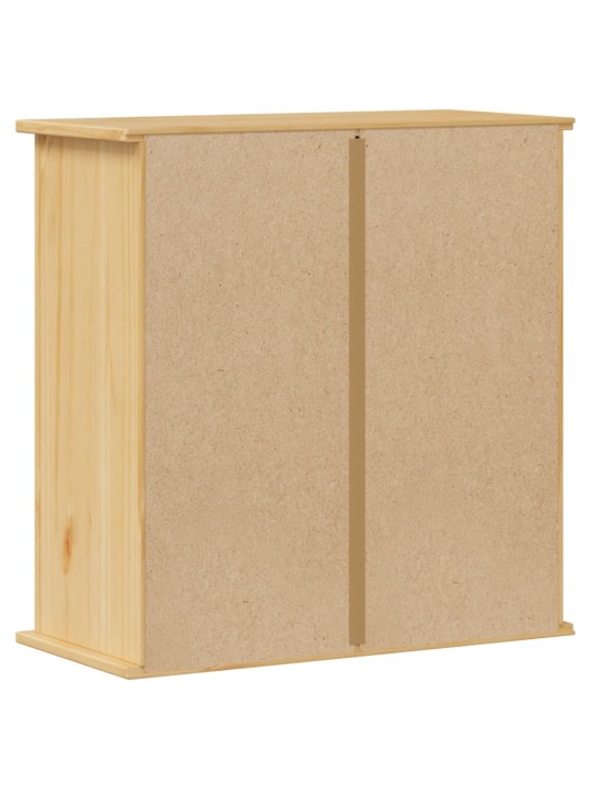 Koupelnová nástěnná skříňka Corona 70x33x71,5 cm masiv borovice