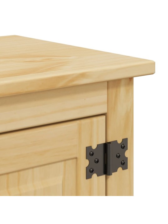Koupelnová nástěnná skříňka Corona 70x33x71,5 cm masiv borovice