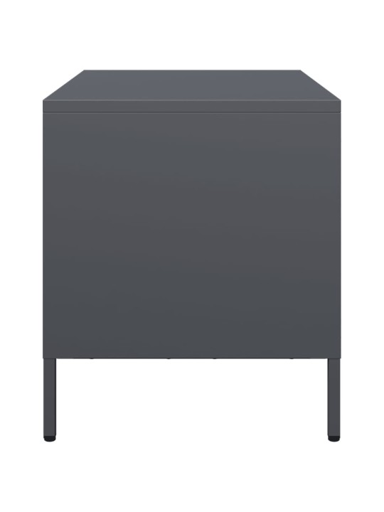 TV skříňka antracitová 68x39x43,5 cm ocel válcovaná za studena