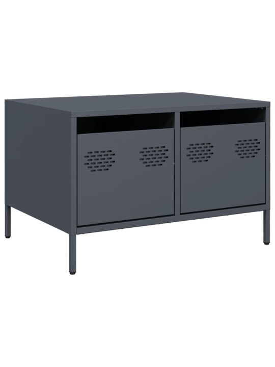TV skříňka antracitová 68x50x43,5 cm ocel válcovaná za studena