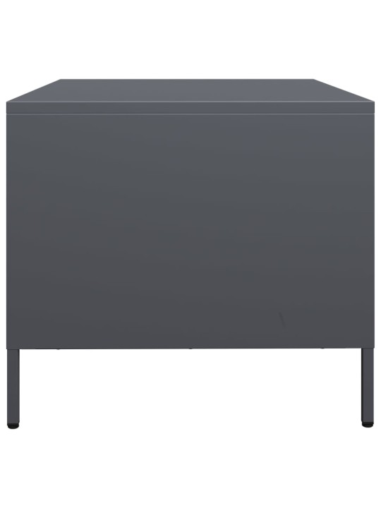 TV skříňka antracitová 68x50x43,5 cm ocel válcovaná za studena