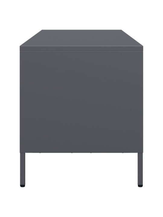 TV skříňka antracitová 68x39x43,5 cm ocel válcovaná za studena