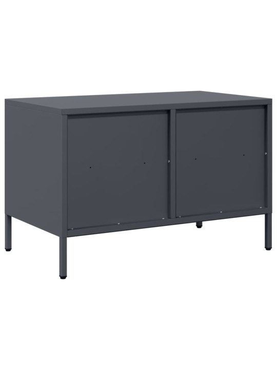 TV skříňka antracitová 68x39x43,5 cm ocel válcovaná za studena