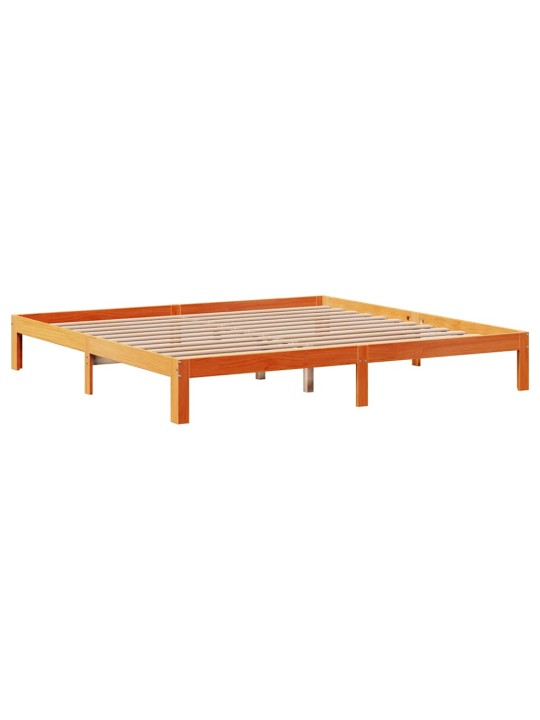 Rám postele se zásuvkami voskově hnědý 180 x 200 cm borovice