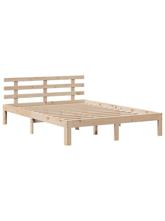 Rám postele se zásuvkami 140 x 190 cm masivní borovice