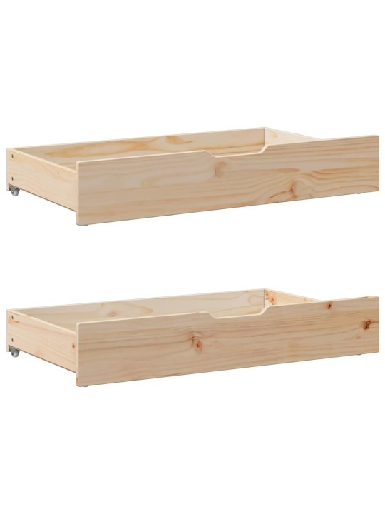 Válenda se zásuvkami 80 x 200 cm masivní borovice