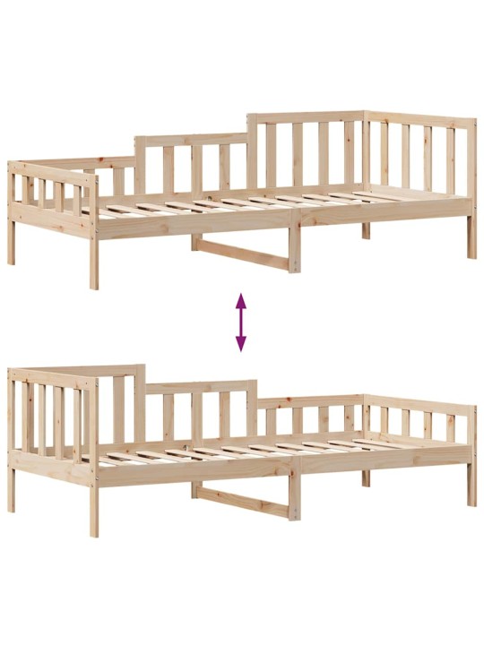 Válenda se zásuvkami 90 x 200 cm masivní borovice