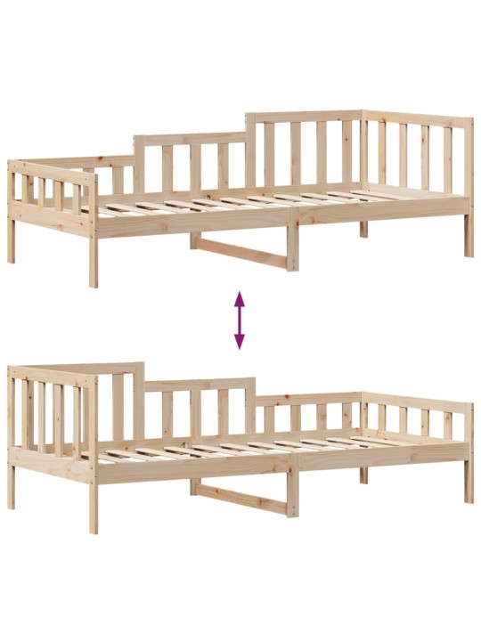 Válenda se zásuvkami 80 x 200 cm masivní borovice