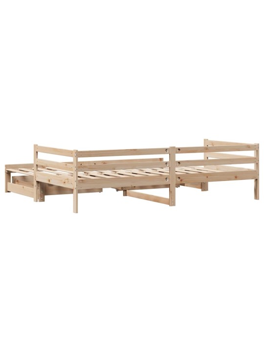 Válenda s přistýlkou a zásuvkami bez matrace 80x200 cm