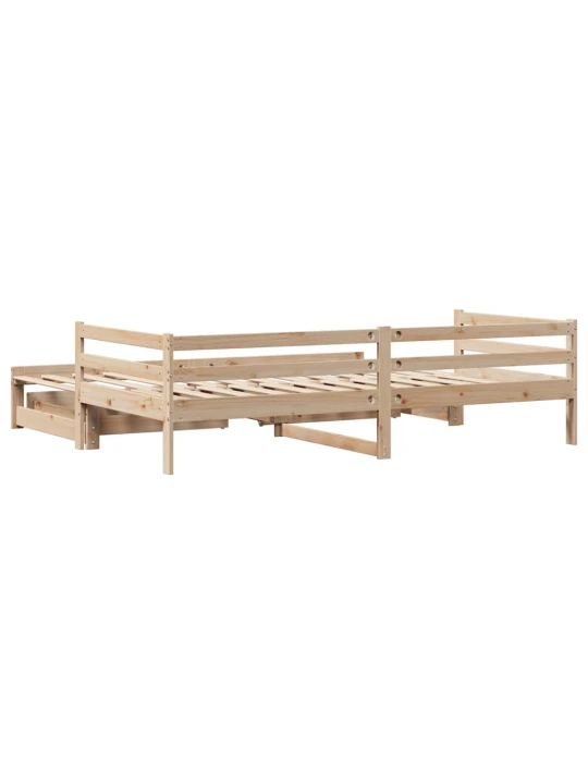Válenda s přistýlkou a zásuvkami bez matrace 80x200 cm