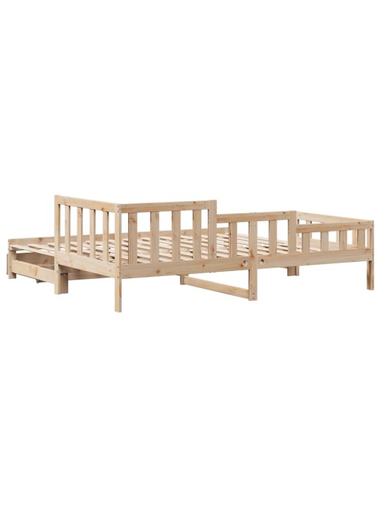 Válenda s přistýlkou a zásuvkami bez matrace 90x200 cm