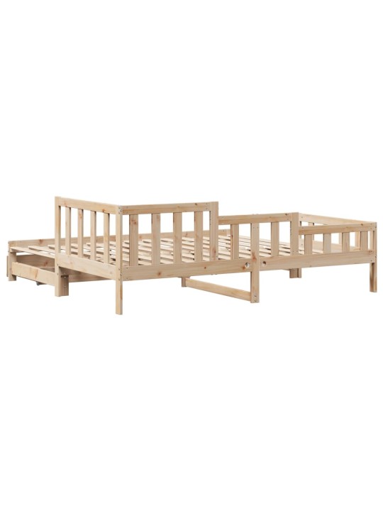Válenda s přistýlkou a zásuvkami bez matrace 90x190 cm