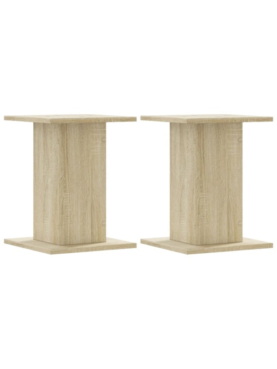 Stojany na reproduktory 2 ks dub sonoma 30x30x40 cm kompozit