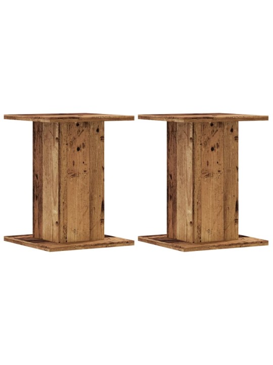 Stojany na reproduktory 2 ks old wood 30 x 30 x 40 cm kompozit