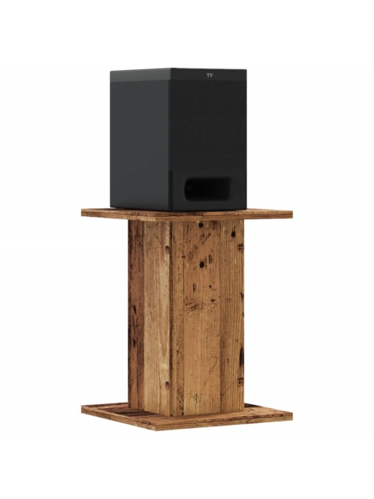Stojany na reproduktory 2 ks old wood 30 x 30 x 40 cm kompozit
