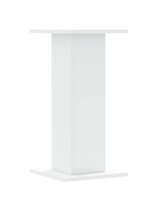 Stojany na reproduktory 2 ks bílé 30x30x60 cm kompozitní dřevo