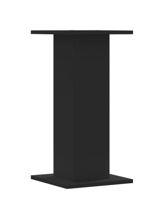 Stojany na reproduktory 2 ks černé 30x30x60 cm kompozitní dřevo