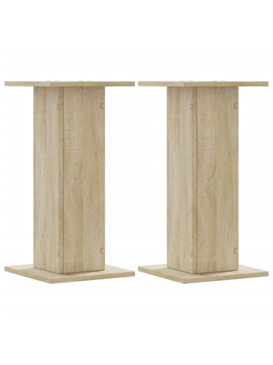 Stojany na reproduktory 2 ks dub sonoma 30x30x60 cm kompozit