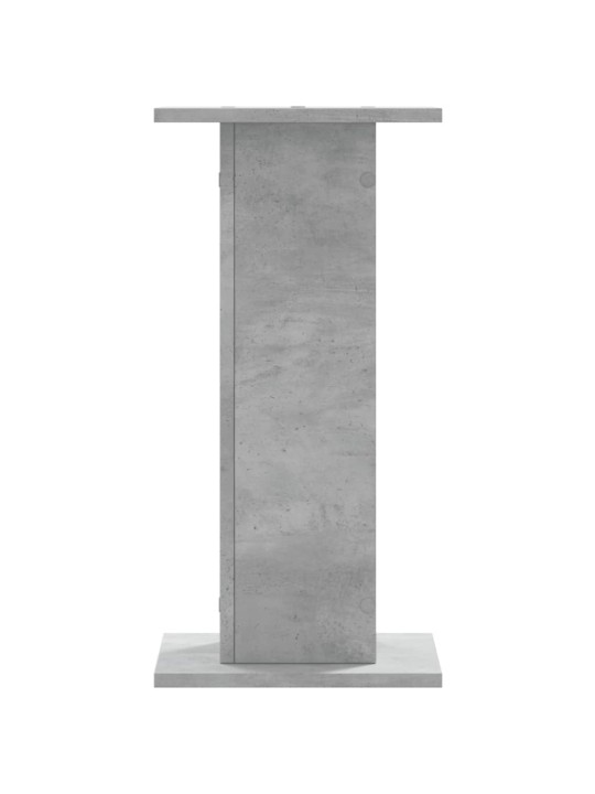 Stojany na reproduktory 2 ks betonově šedé 30x30x60 cm kompozit