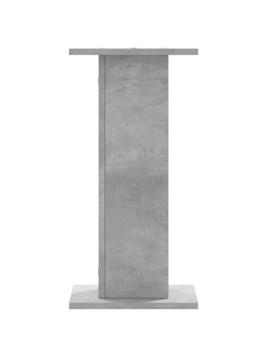 Stojany na reproduktory 2 ks betonově šedé 30x30x60 cm kompozit
