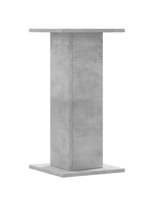 Stojany na reproduktory 2 ks betonově šedé 30x30x60 cm kompozit