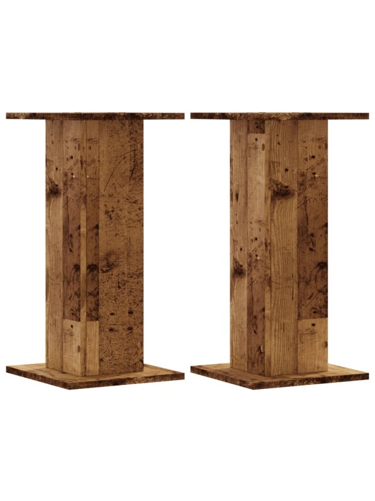 Stojany na reproduktory 2 ks old wood 30 x 30 x 60 cm kompozit