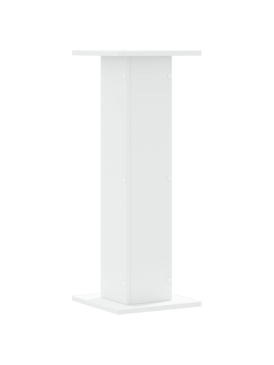 Stojany na reproduktory 2 ks bílé 30x30x80 cm kompozitní dřevo