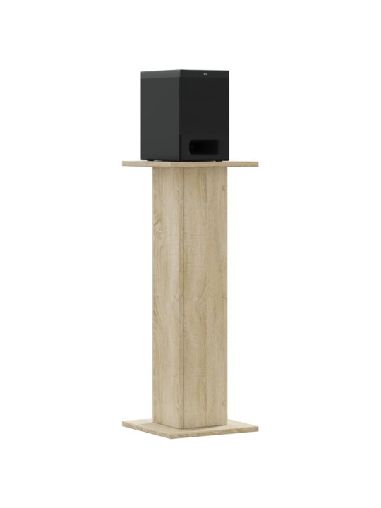 Stojany na reproduktory 2 ks dub sonoma 30x30x80 cm kompozit