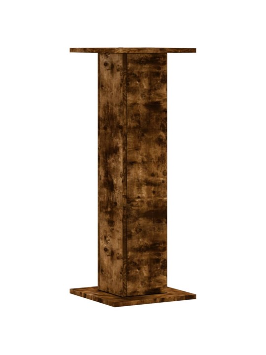 Stojany na reproduktory 2 ks kouřový dub 30x30x80 cm kompozit