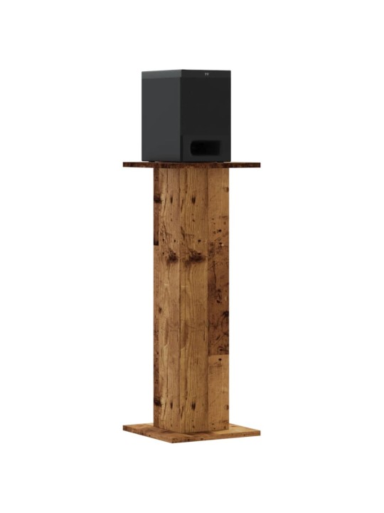 Stojany na reproduktory 2 ks old wood 30 x 30 x 80 cm kompozit