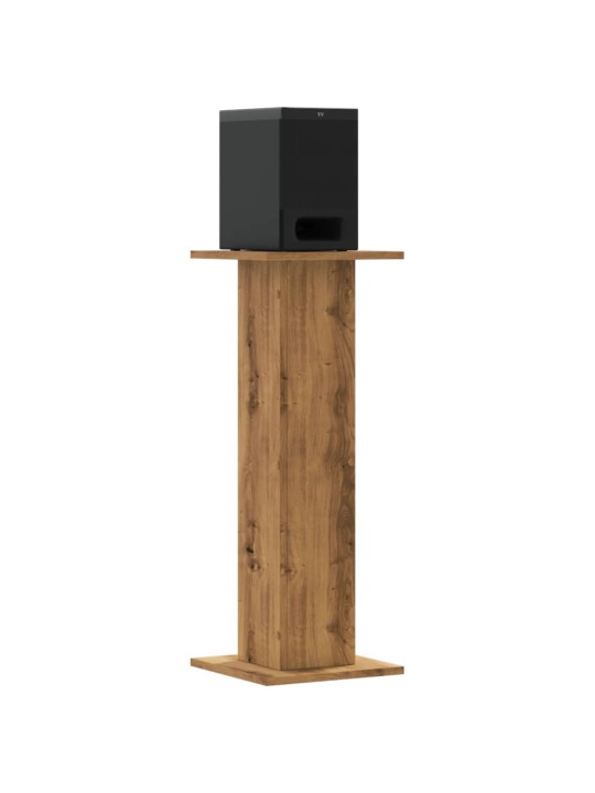 Stojany na reproduktory 2 ks dub artisan 30x30x80 cm kompozit