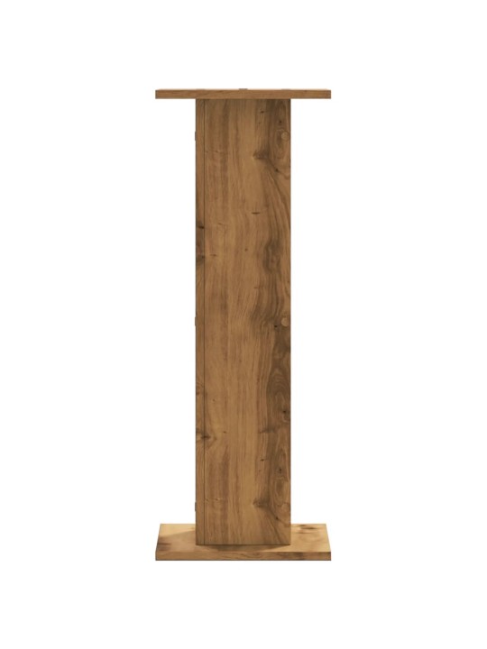 Stojany na reproduktory 2 ks dub artisan 30x30x80 cm kompozit