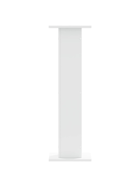 Stojany na reproduktory 2 ks bílé 30x30x95 cm kompozitní dřevo